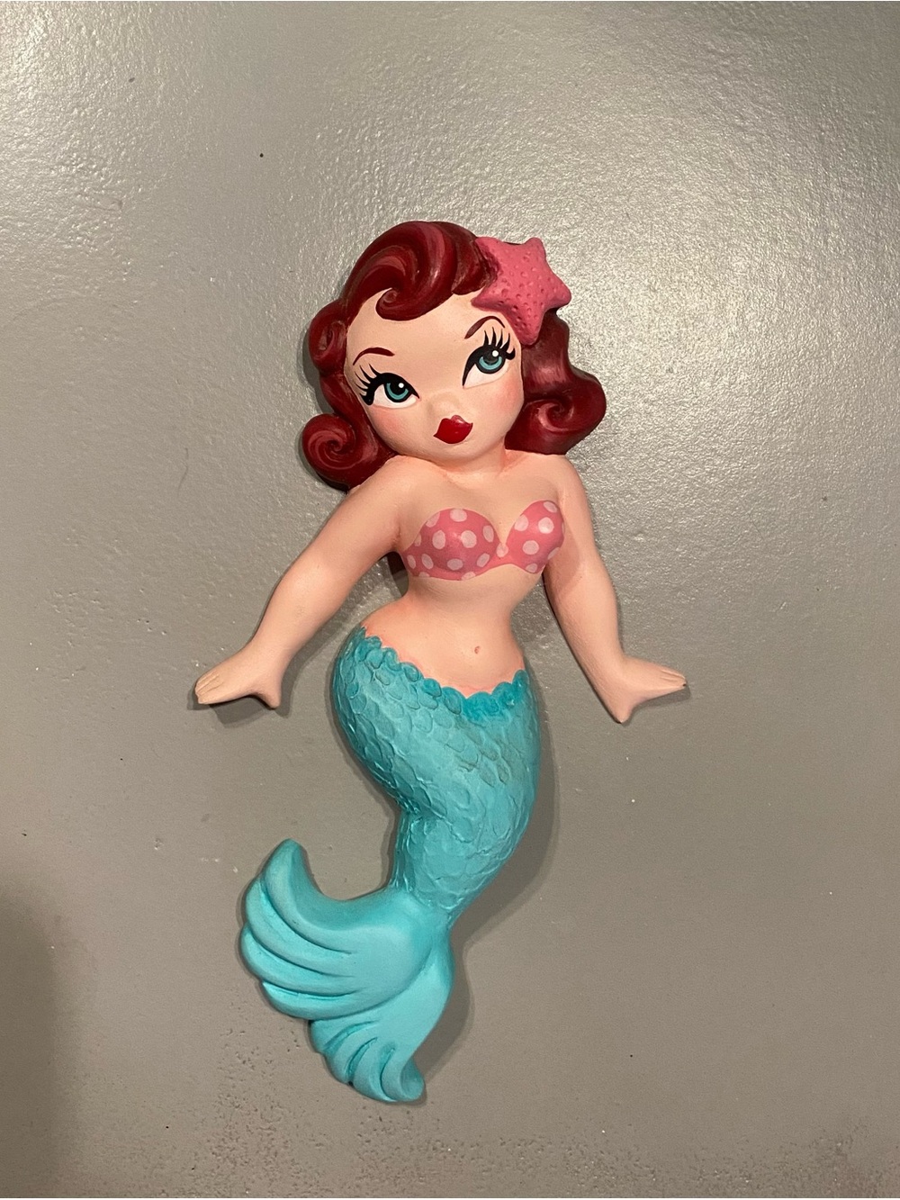 Miss Fluff Mermaid Wall Doll